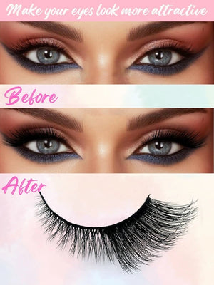 5pairs Cat Eye False Eyelashes