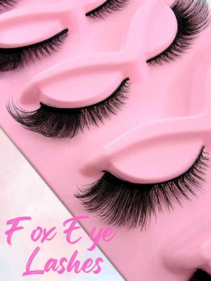 5pairs Cat Eye False Eyelashes