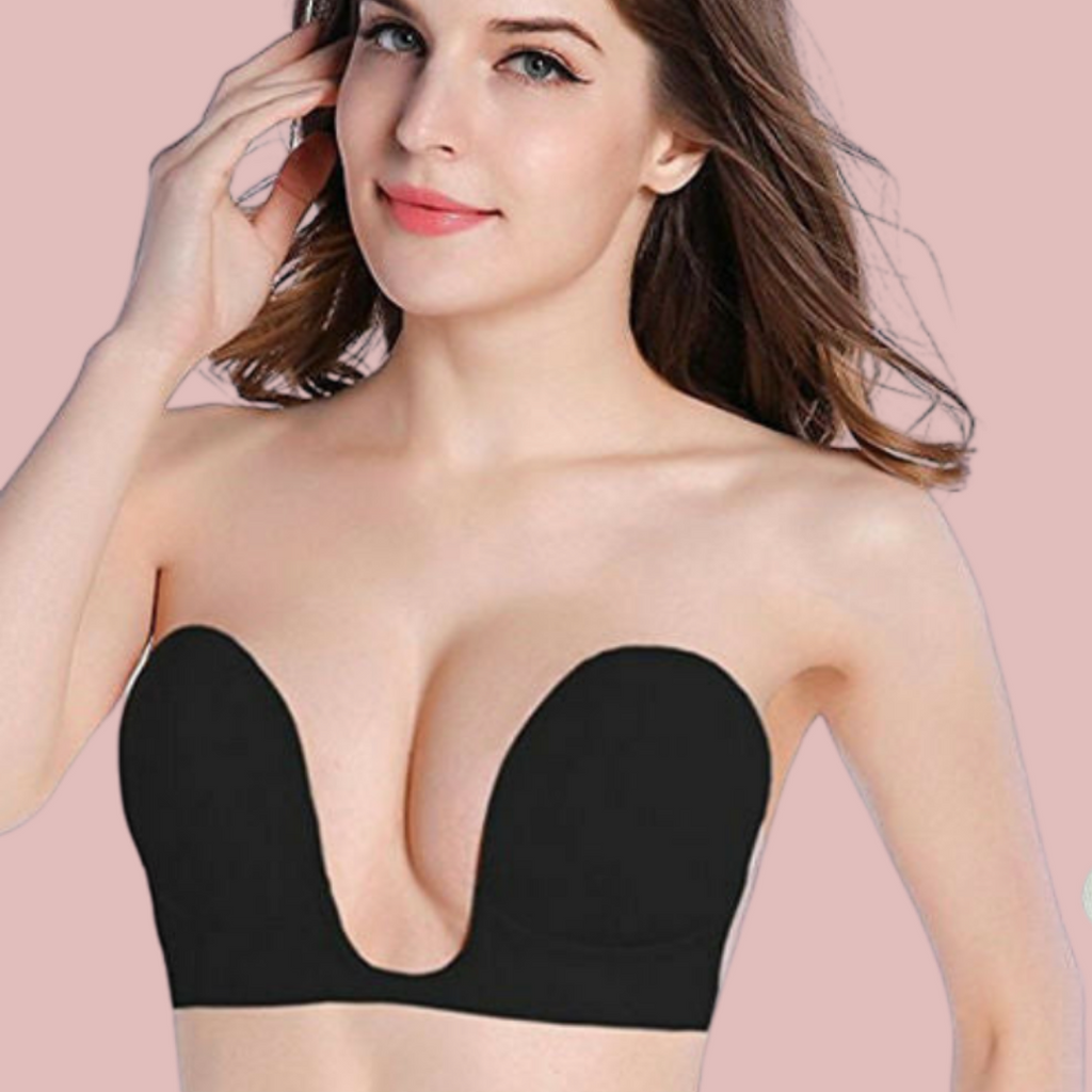 BELLA BODZ® Plunging Self Adhesive Push Up Bra