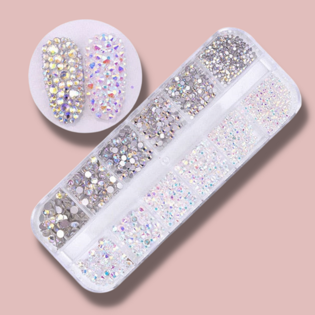 BELLA BODZ® 3D Crystal Rhinestone Nail Art Box Sets