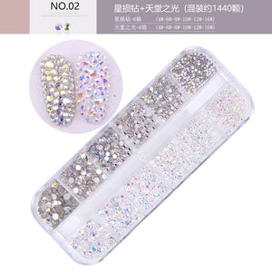 BELLA BODZ® 3D Crystal Rhinestone Nail Art Box Sets